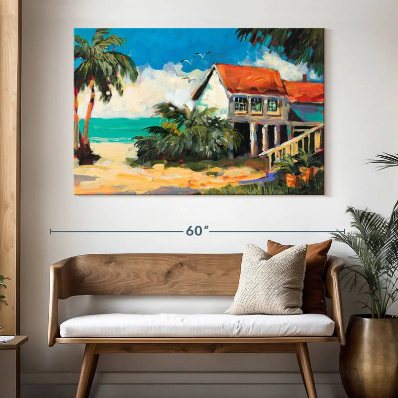 Escapade tropicale Gillard, H 34 po x l 51 po