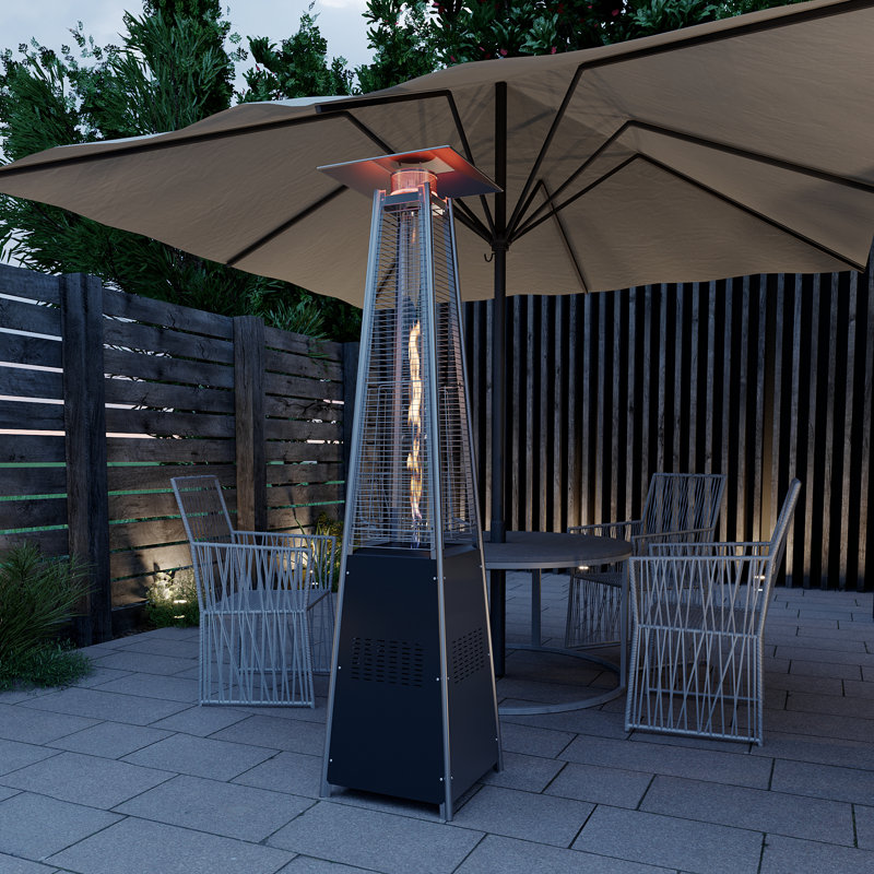 Chauffe-terrasse au propane 42 000 BTU Triplett, Noir