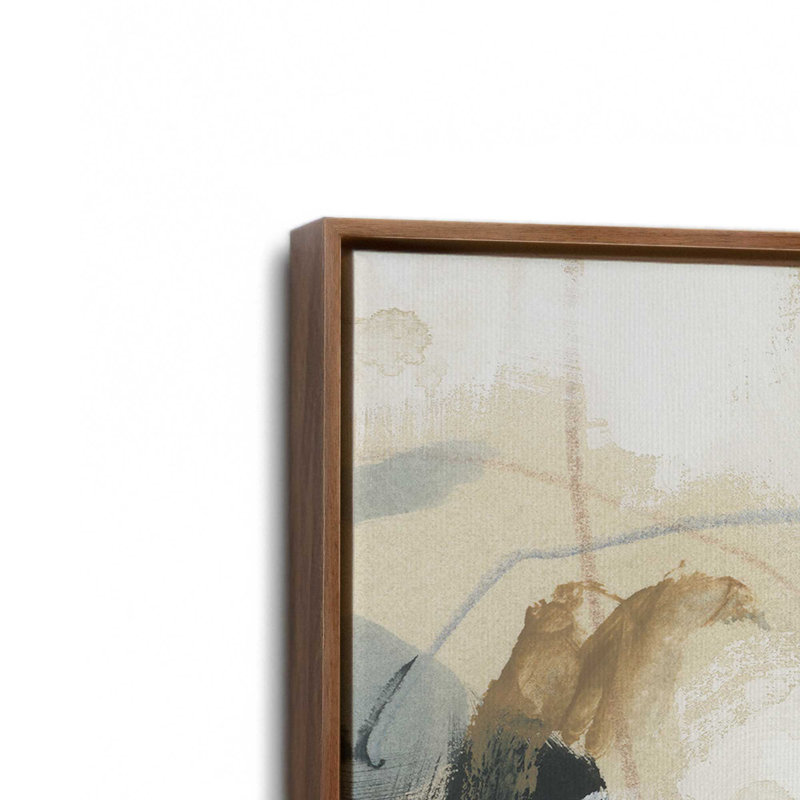 «Logbook IV» par June Erica Vess, reproduction d'art sur toile, H 36 po x l 36 po, Brun