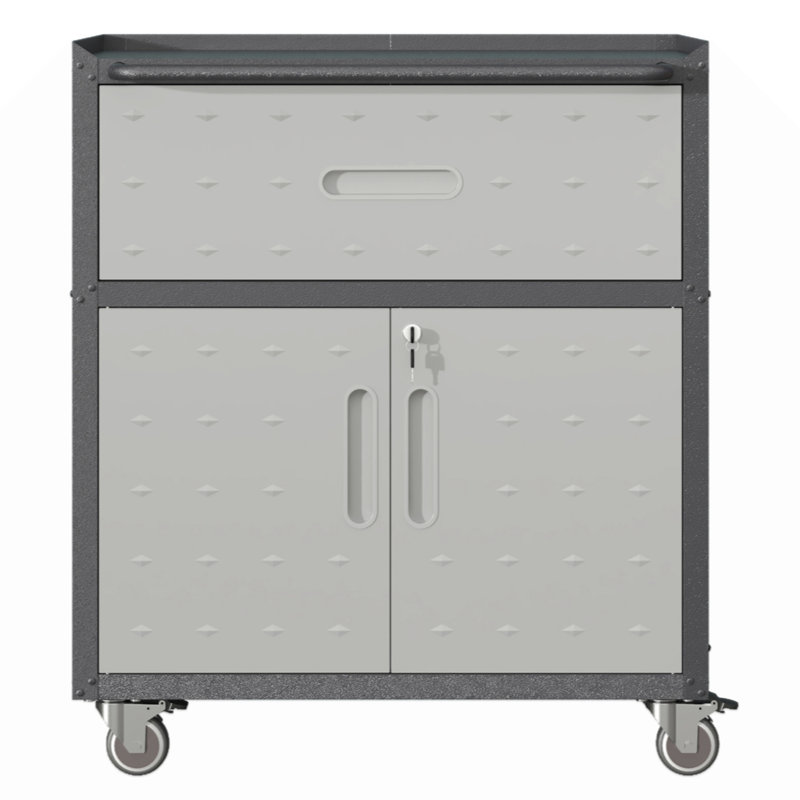 Sturdy and Durable Metal Tool Cabinet Mobile Heavy-Duty Storage Cabinet Rolling Tool Storage Cabinet