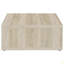 Table basse carrée en bois d'ingénierie