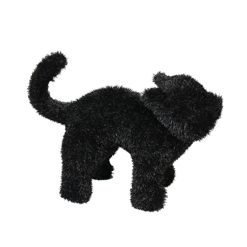 Chat noir, 50 cm
