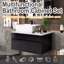 Wall Mounted Floating Single Bathroom Vanity With Sink