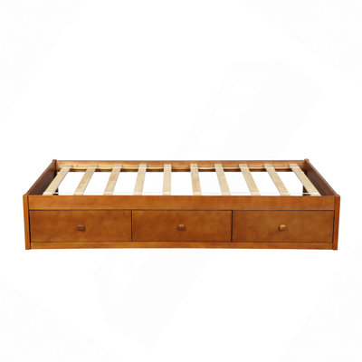 Lit moderne, lit plateforme avec 3 tiroirs de rangement