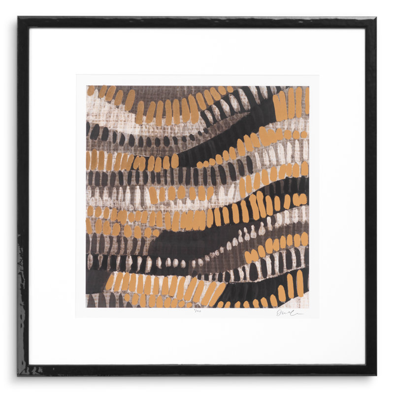 Metallic Undulation Print by June Erica Vess