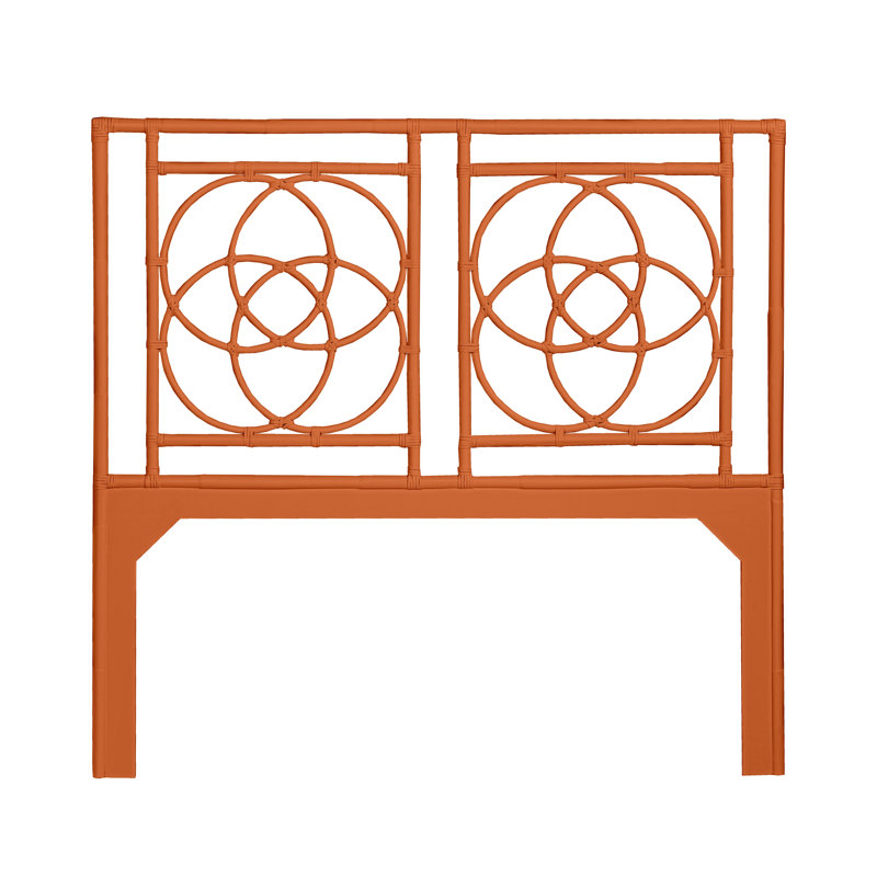 Lit plateforme Emilia, Grand, Orange