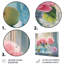 Vase en verre Summer Poneys dans un vase bleu I - Bouquets assortis-618853536-618853537