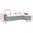 Vidaxl Garden Sofa Set Black, Cream White