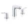 BauLoop Widespread Bathroom Faucet with Drain Assembly