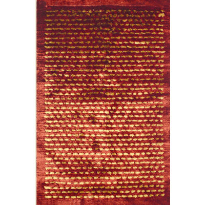 Tapis géométrique en laine touffeté à la main à motif géométrique 5 pi x 7 pi 7 po Macdougal
