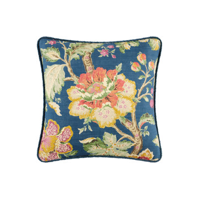 Secret Garden Floral Square Decortive Pillow