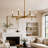 Mid-Century Modern 6-Light Sputnik Chandelier