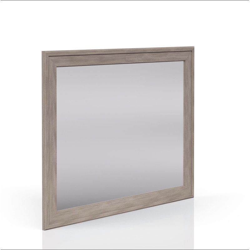 Miroir rectangulaire en bois