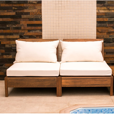 Chaise de patio avec coussins Shorehamby