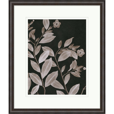 Taupe Foliage 6 Print