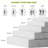 Memory Foam Mattress With Cooling Green Tea Gel, Certipur-US Certified, White (6"/8"/10"/12"/14", Twin/Twin XL/Full/Queen/King Sizes Available)-2069030802-2069030793