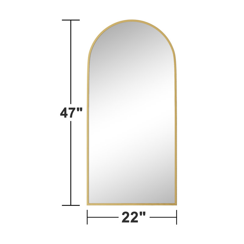 Miroir mural Margulies, Or, H 47 po x l 22 po