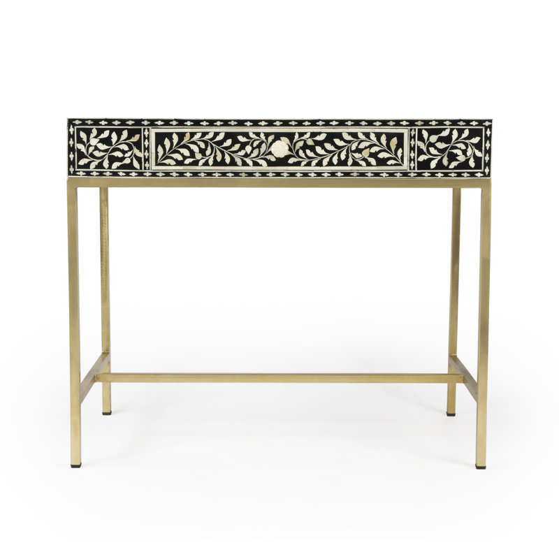 Perilla Bone Inlay Writing Desk