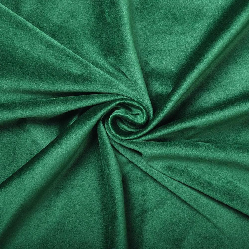 Velvet Blackout Curtain Pair, 52" W x 120" L, Green