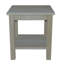 Table de bout Versaloft en bois massif avec tablette Amish-2130660603