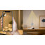 Luminaire de chevet flexible à col de cygne, luminosité réglable avec ports de charge USB / Type-C, tourne-disque homologué ETL