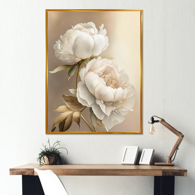 Peony Flower II - Print on Canvas