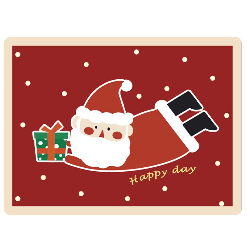 Tapis de Noël, H 23,6 po x l 15,8 po x P 1,4 po