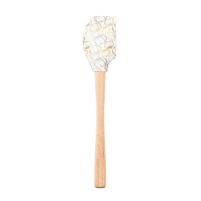 Spatulart Hello Pumpkin Wood Handled Spatula
