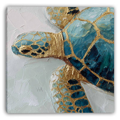 «Golden Drift», art mural sur toile tendue