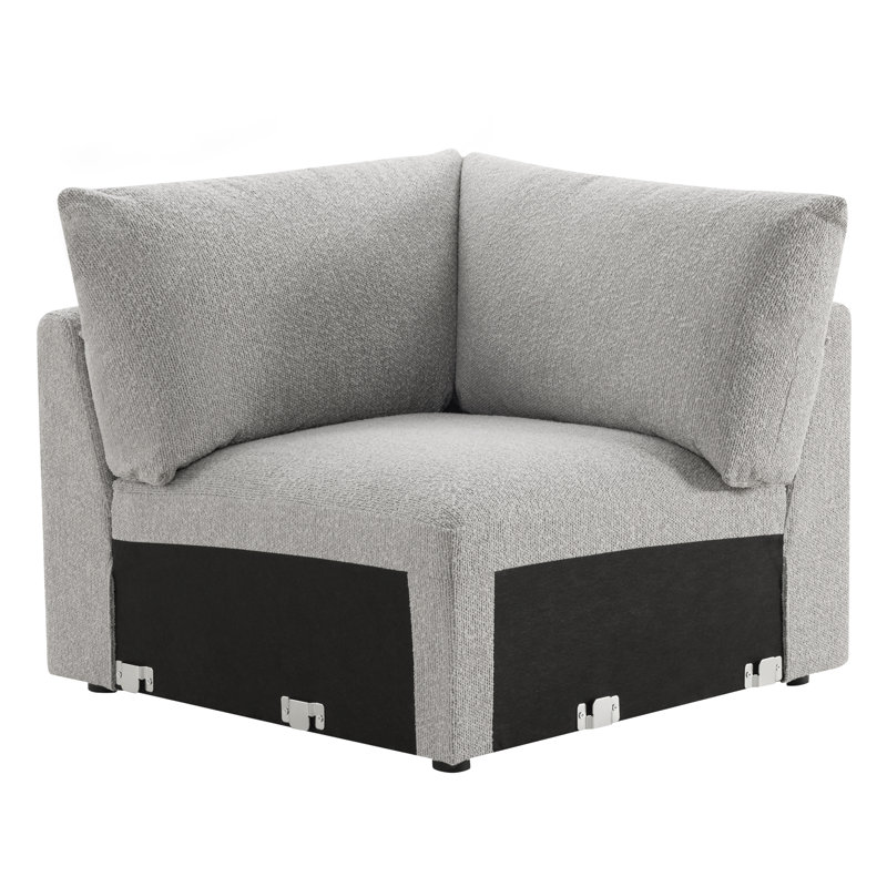 Fauteuil d'angle, Boucle gris