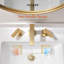 Robinets de salle de bain? Robinet de salle de bain? Robinet de salle de bain à entraxe de 4 pouces et de 8 pouces-101268137