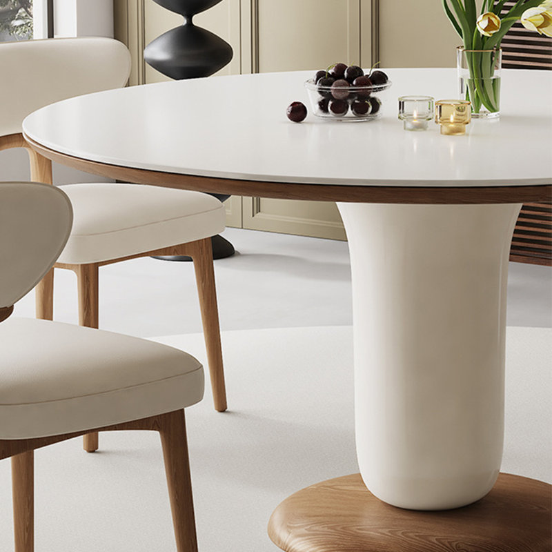 Ensemble de table de salle à manger de style nordique, H 29,5 po x L 51,2 po x l 51,2 po