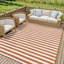 Beyanka Striped Machine Tufted Area Rug-2049744228