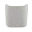 Fauteuil d'appoint en tweed gris Lisa