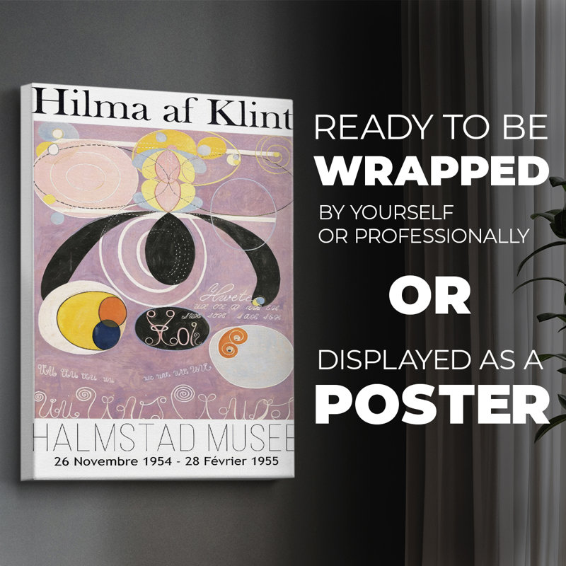 Klint Museum Posters II - Impression sur toile seulement - NON-CADRE, H 48 po x l 32 po