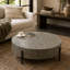 Table basse ronde en nacre Maly-77709570