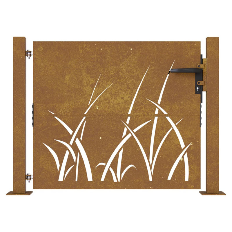 Almaaz Brown Metal Gate, 105cm H x 105cm W