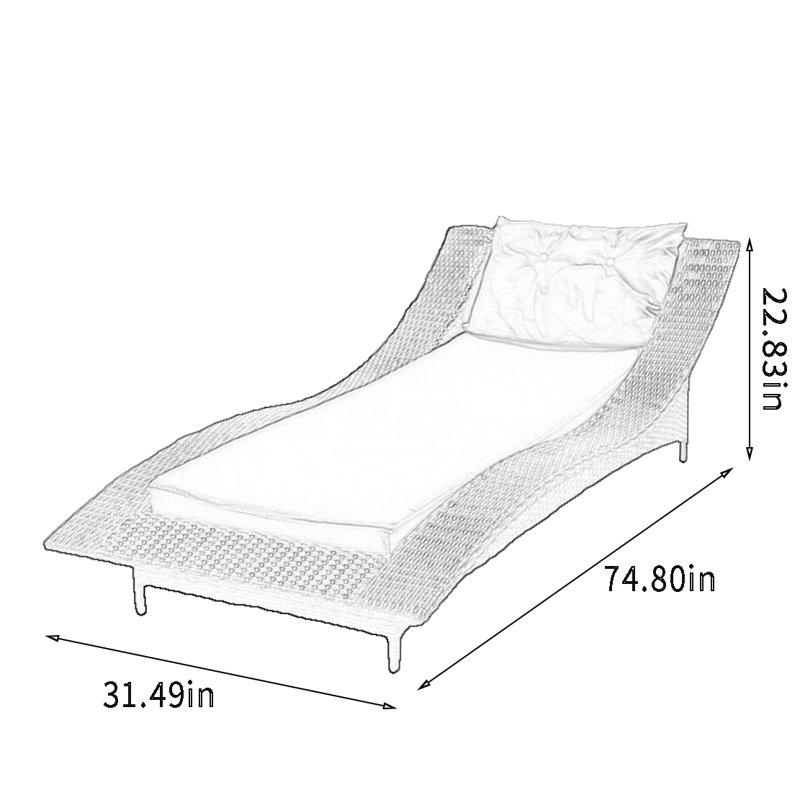 Chaise longue Verile