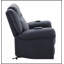 Fauteuil inclinable électrique en microfibre Domana-1959582544