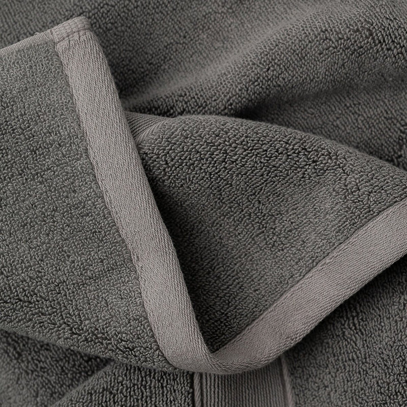 Luxe Washcloths, Dark Gray