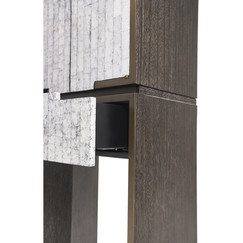 JC Modern Solid Wood Accent Cabinet