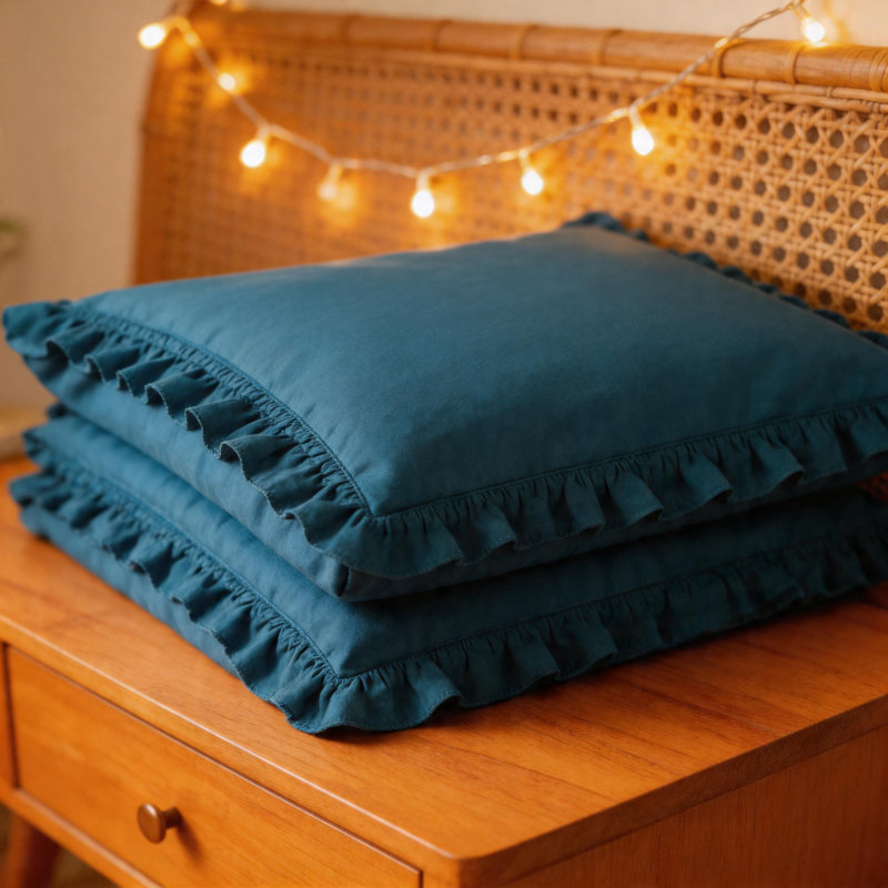 Soft Queen Sheet Set, 4 Pieces, Polyester Microfiber (Teal Blue)