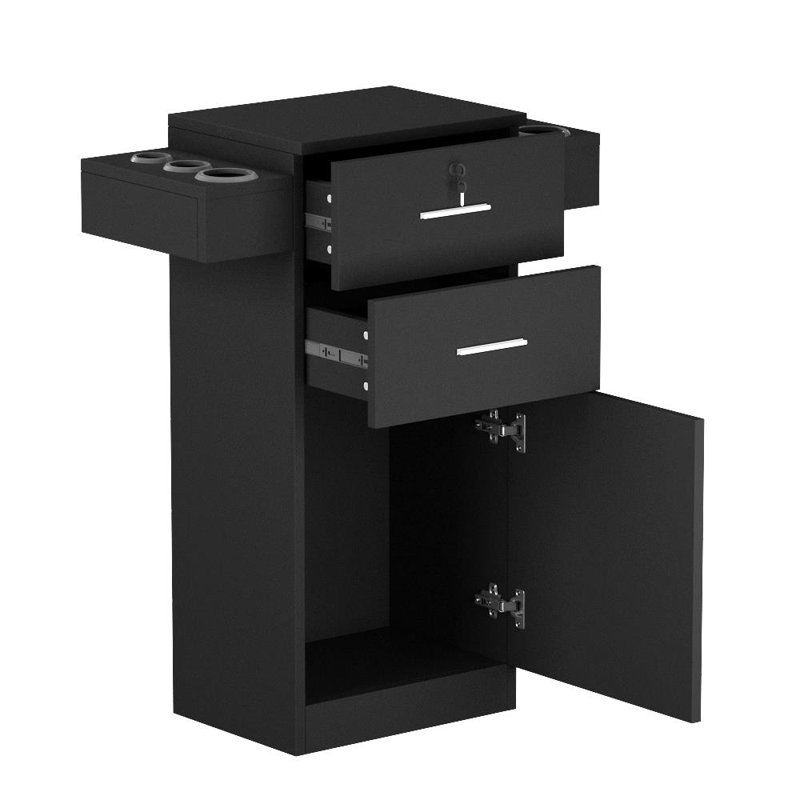 Armoire de rangement Akine, Noir