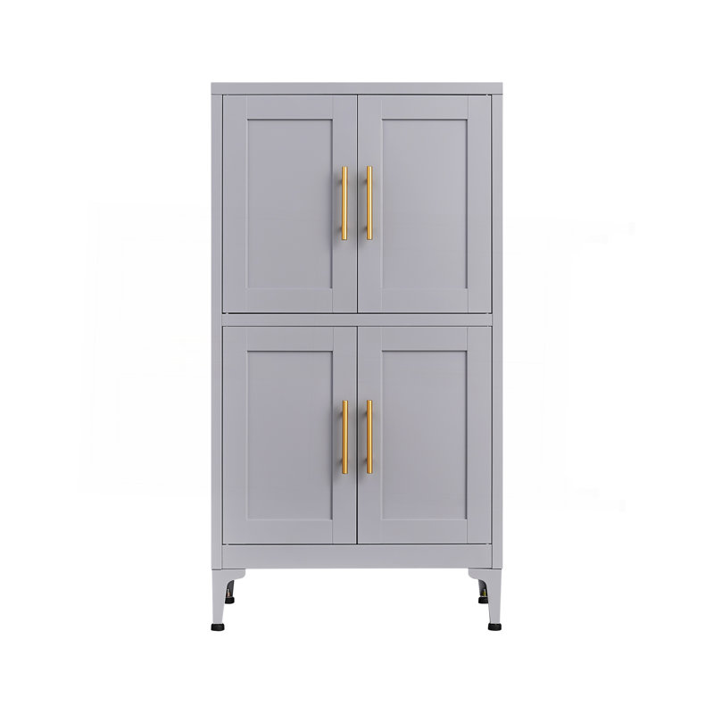 Armoire de rangement en métal robuste pour un rangement organisé et efficace