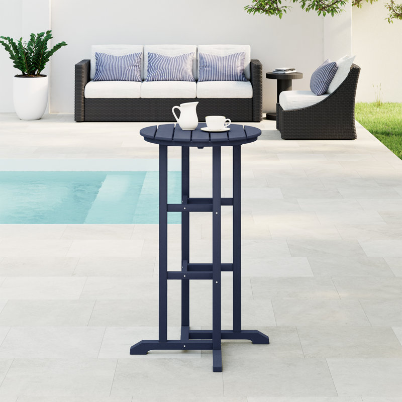 Table de bar d'extérieur Laguna, 37'' H X 27'' D X 27'' W, Marine