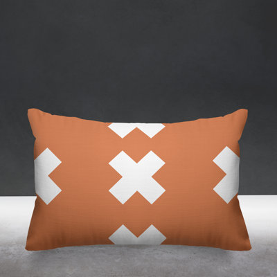 Luella Geometric Outdoor Reversible Throw Pillow
