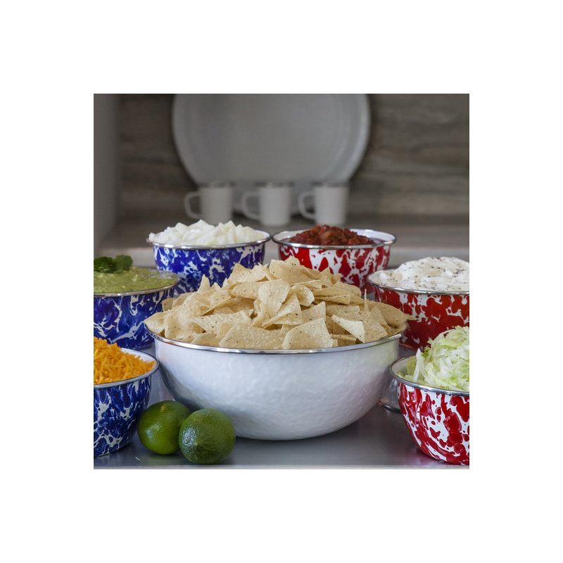 Swirl Dining Bowl, Solid White Textured