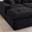 Canapé d'angle modulaire Cloud en forme de L de 103 pouces avec méridienne, assise extra profonde, revêtement en velours côtelé-1587661924
