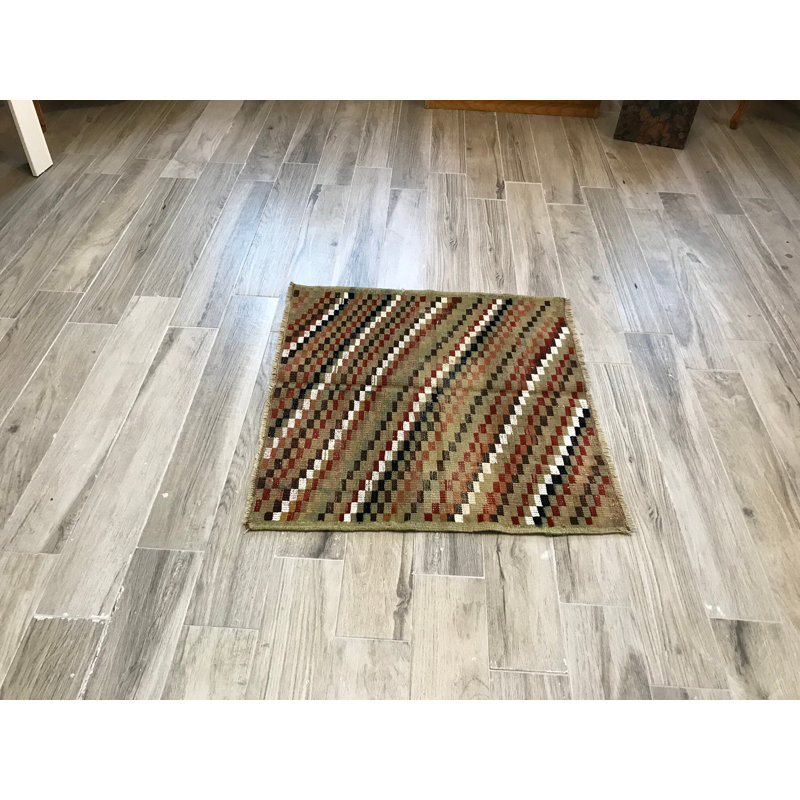 Vintage Bohemian Oriental Oushak Rug for Office and Home Decor from Anatolia, Turkey