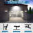 Burdena Matte Black Integrated LED Outdoor Bulkhead Light